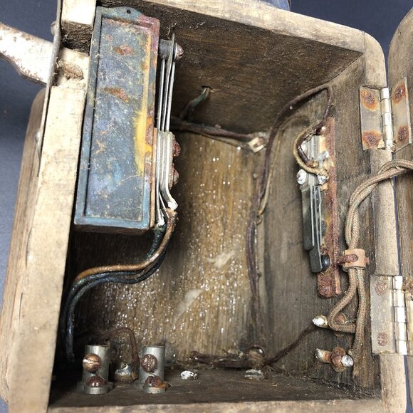 Vtg. Swedish American Telephone Co. Chicago 341534 U Wall Mounted Rare US - Picture 11 of 16